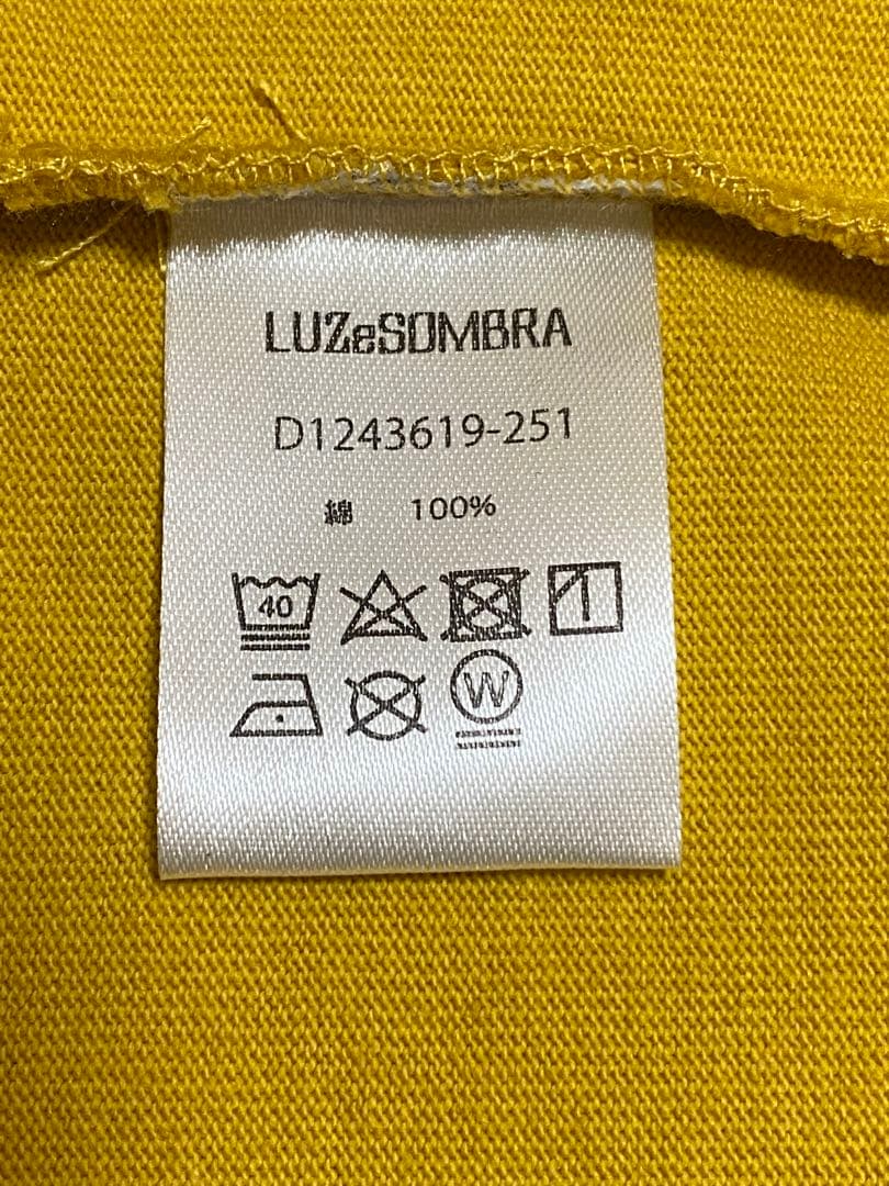 新品　LUZeSOMBRA / Domingo　ヘビー ロングTシャツ　フォトT