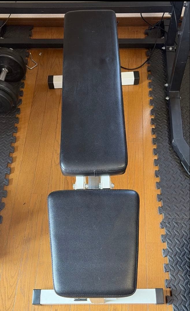 【直接引き取り限定】可変式ダンベル40kg（1個）＆トレーニングベンチ セット