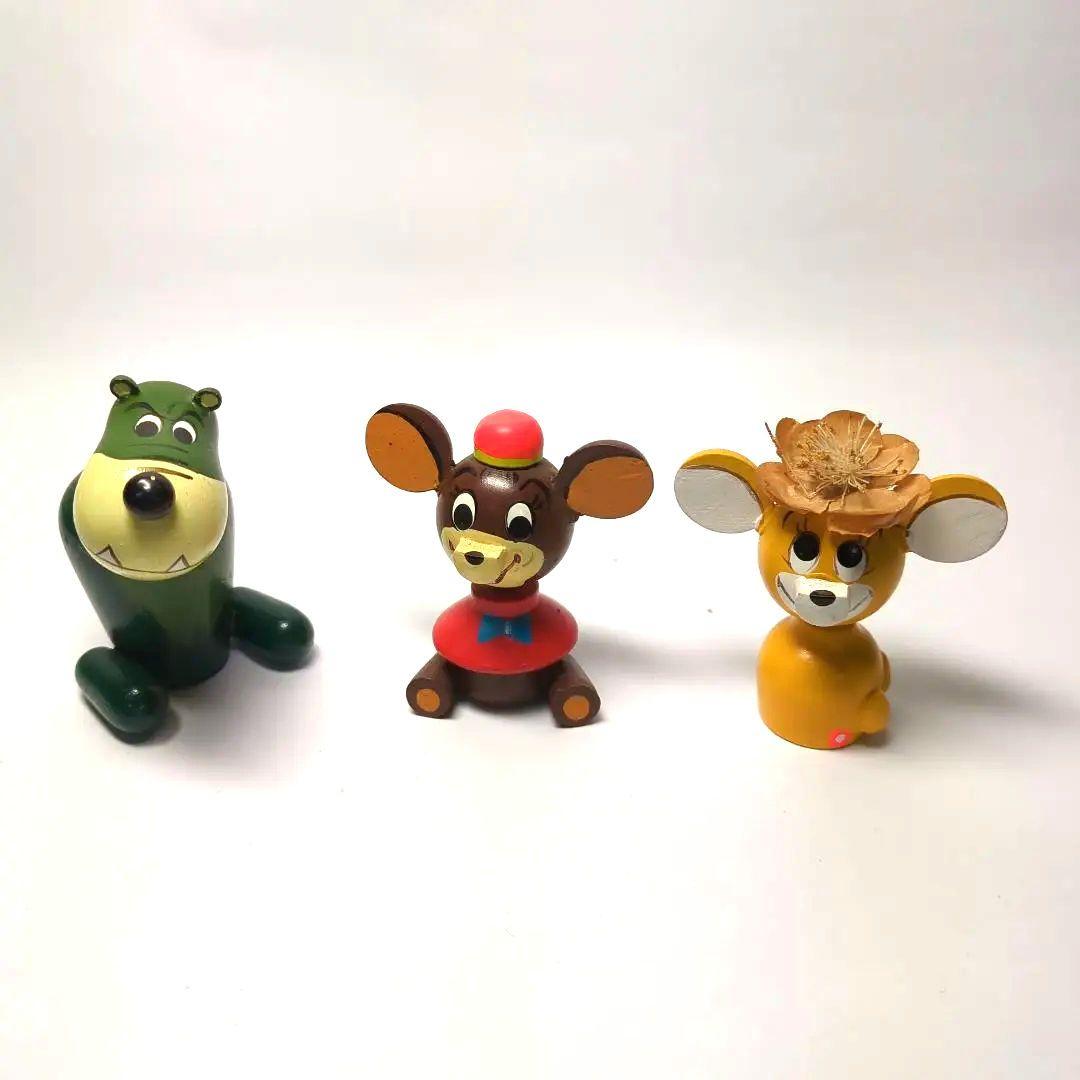 ディズニー　ヴィンテージ　木製　こけし