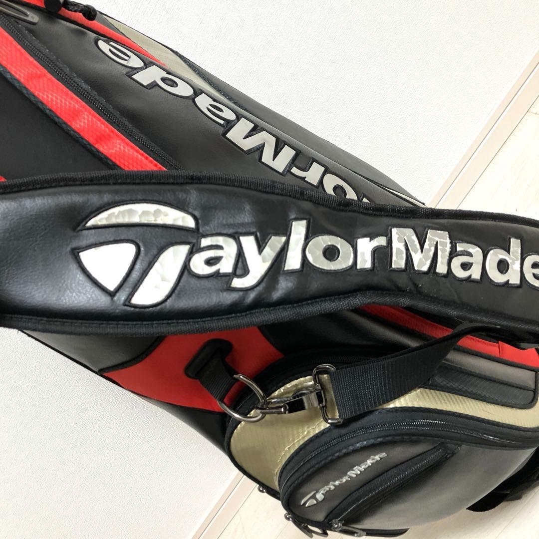 TaylorMade キャディバッグ 黒赤