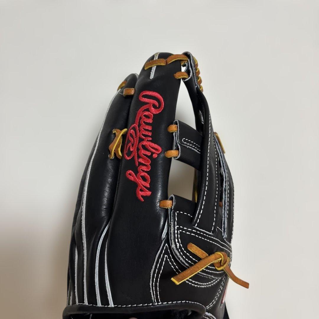 Rawlings 軟式グローブ 黒　外野