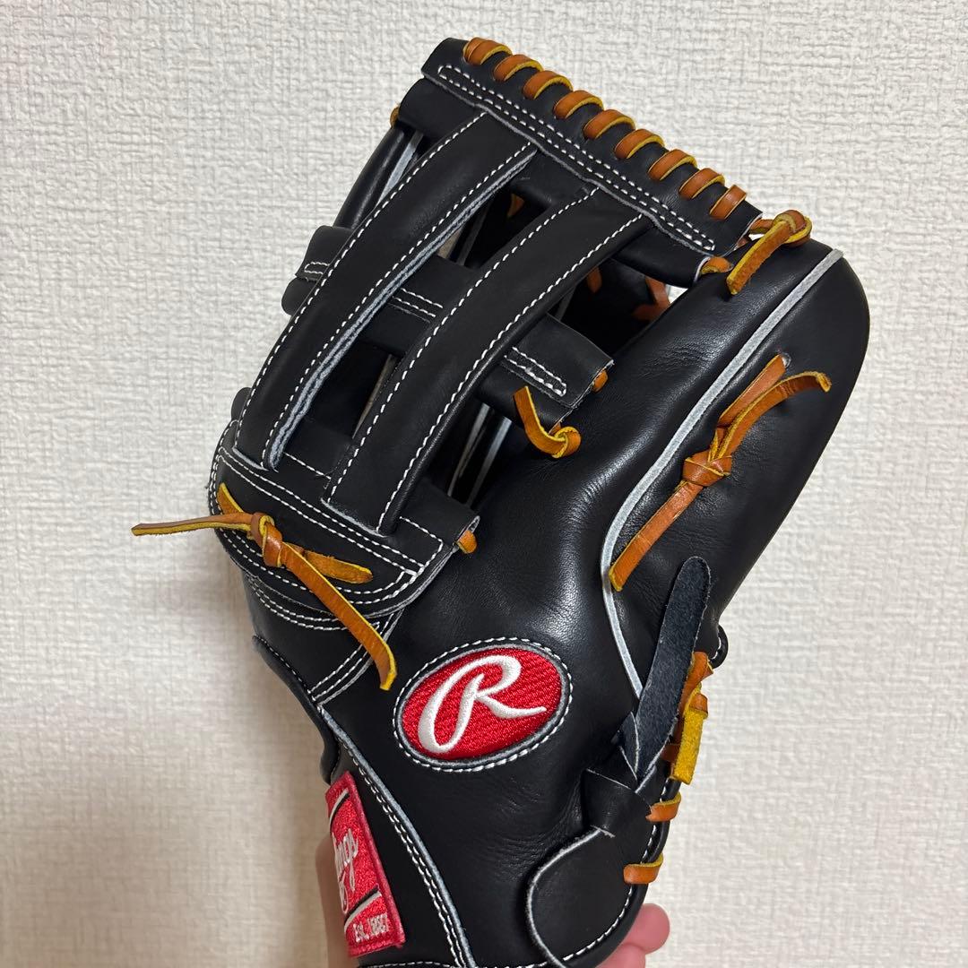 Rawlings 軟式グローブ 黒　外野