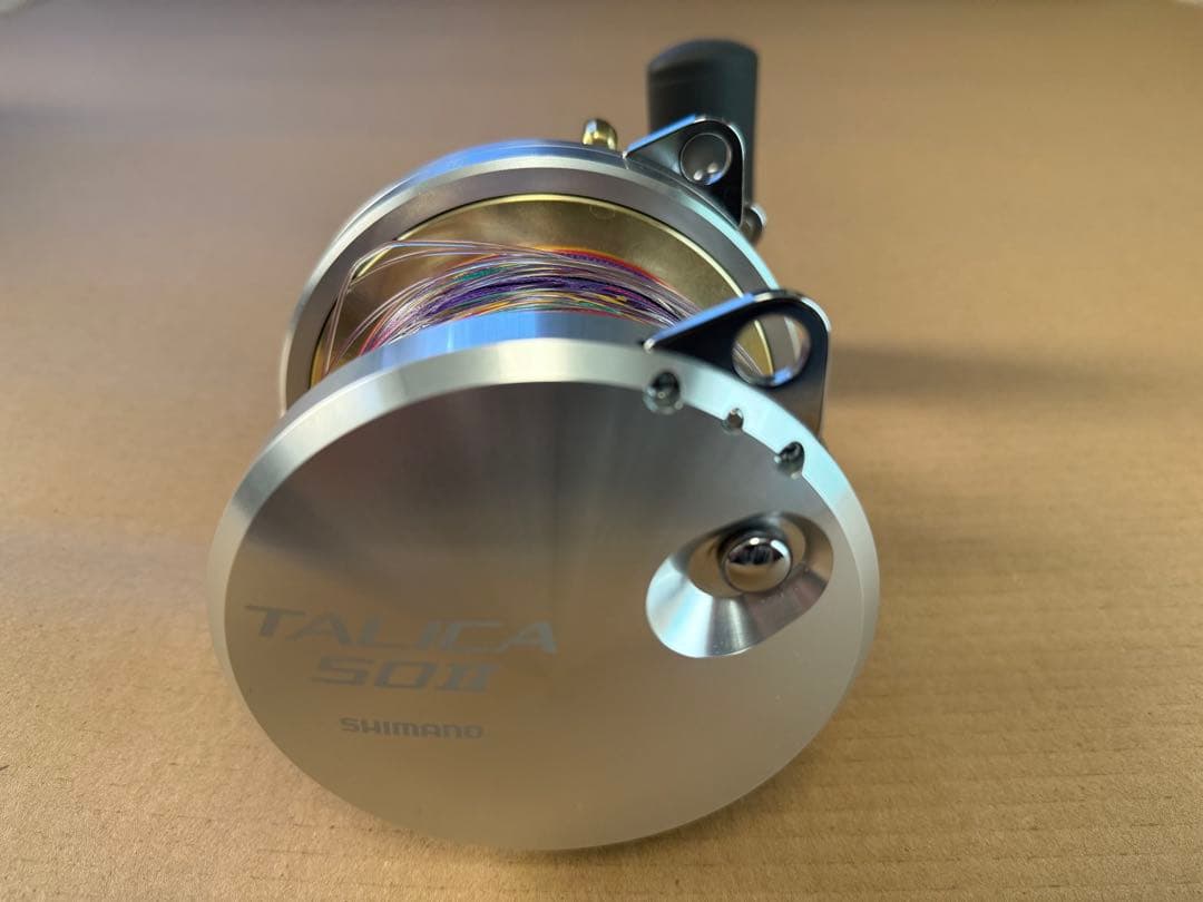 【未使用】シマノ タリカ50Ⅱ PE15号600m付 泳がせ キハダ クロマグロ