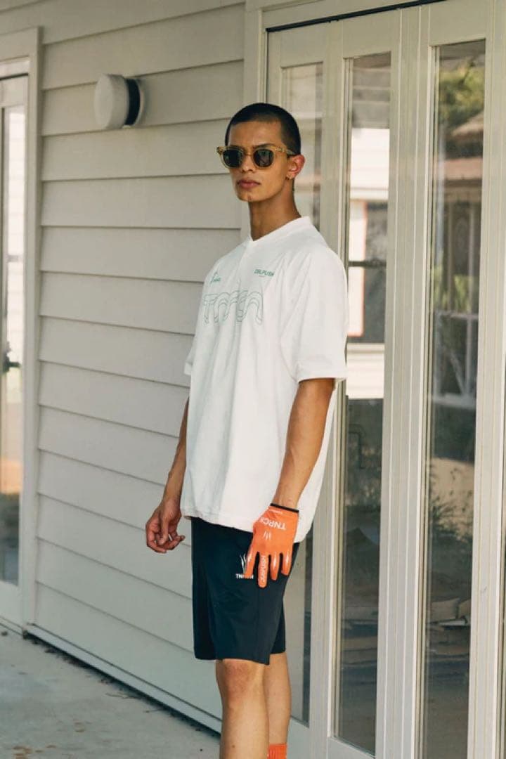 メンズウェア TNRCN EVERCORE HENLEY TECH TEE WHITE