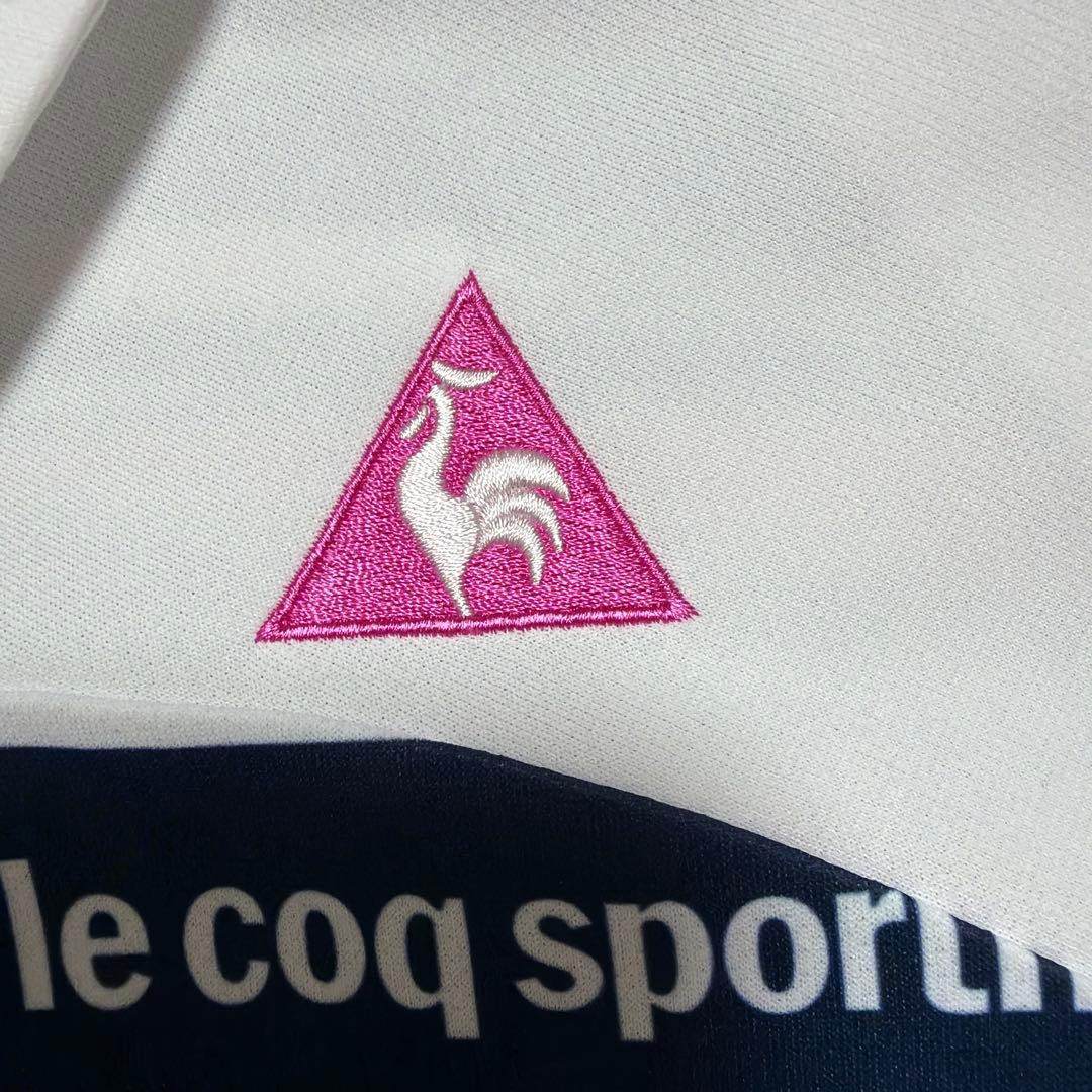 le coq sportif ストライプポロシャツ LLサイズ