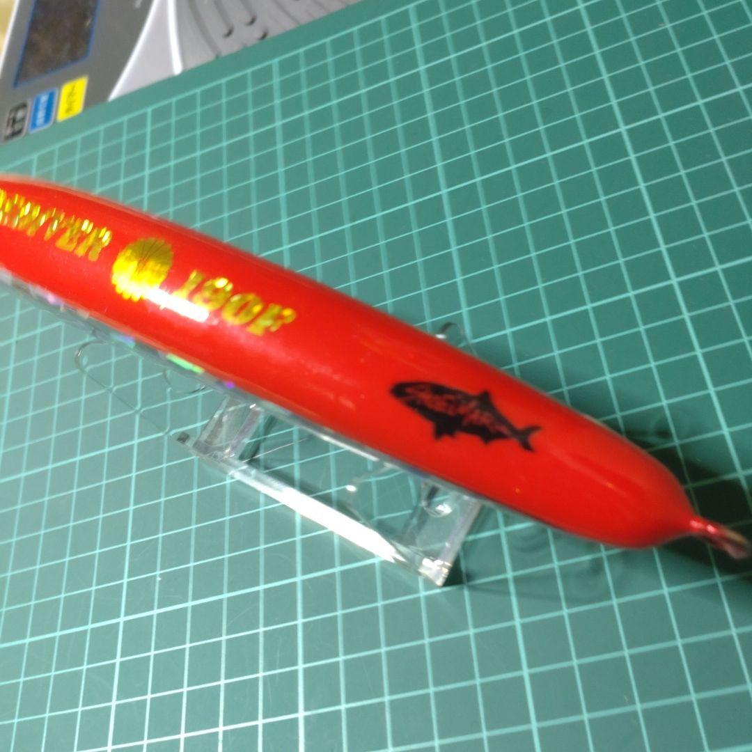 将栄丸　スライドダイバー190F ハンドメイドウッドルアー　ダイビングペンシル