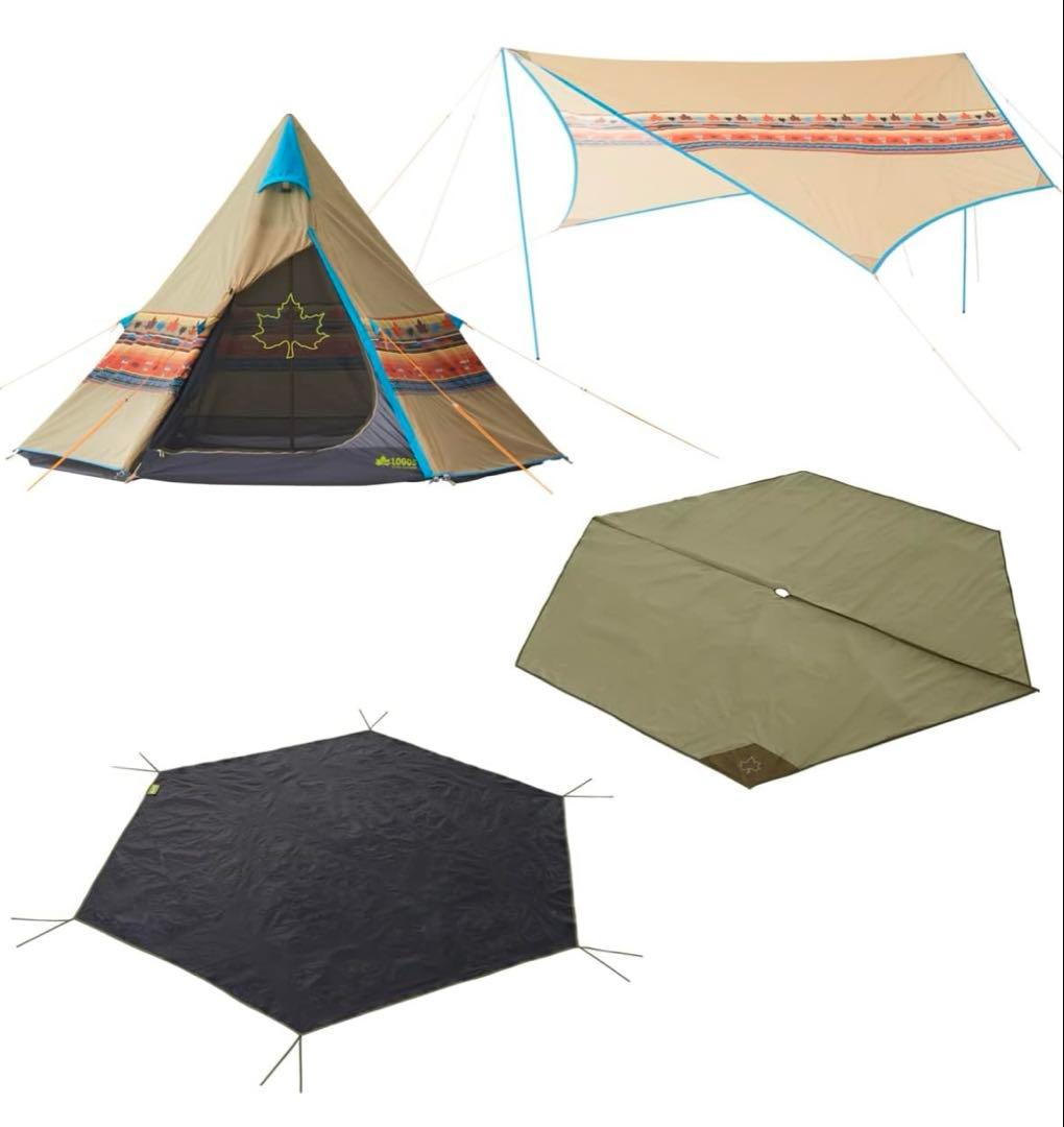 LOGOS ナバホ Tepee 400テント・タープセット