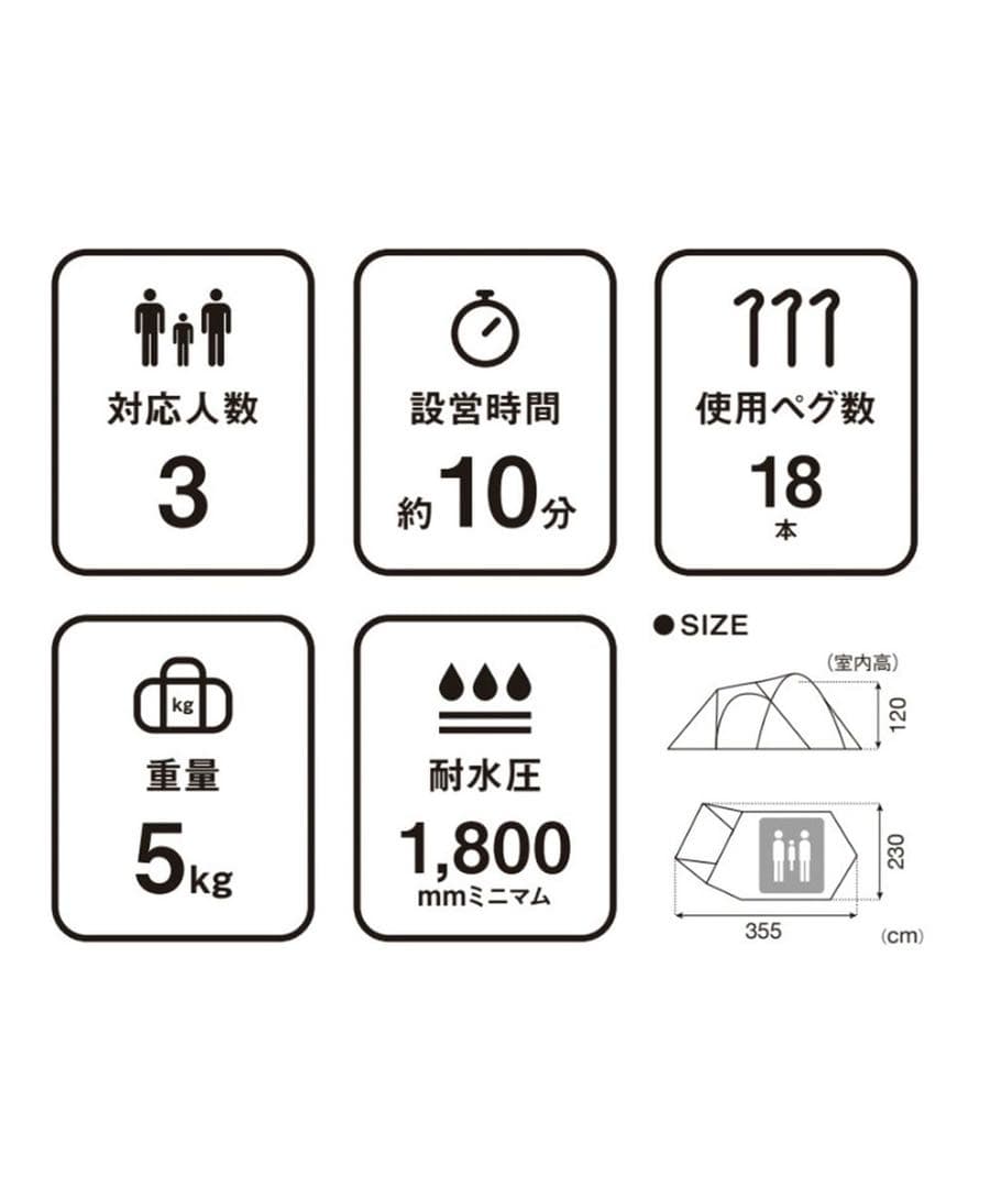 【新品未使用】スノーピーク  peak アメニティドームS