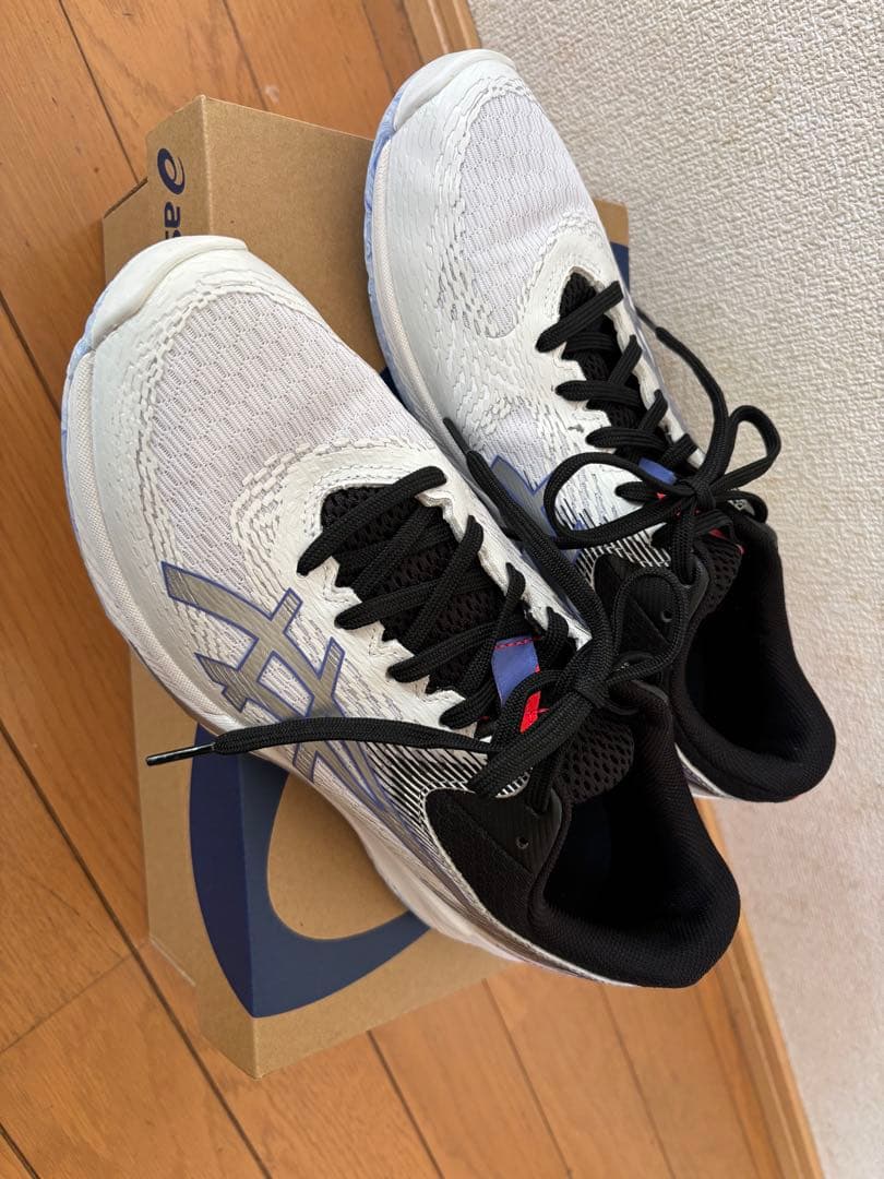 asics バレーボールシューズ ホワイト/ブラック25.5