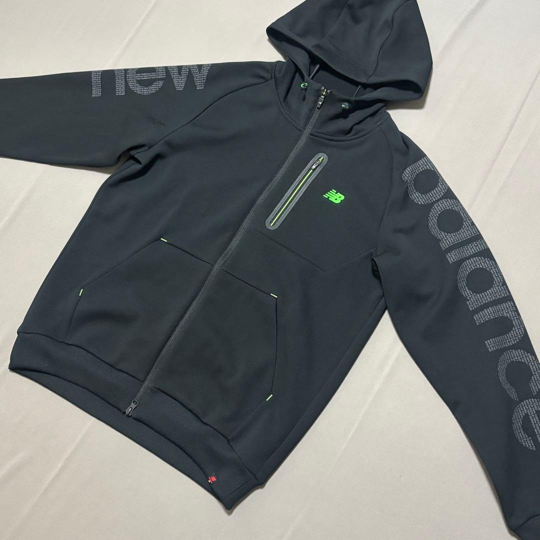 ニューバランスゴルフNew balance ロゴプリントダブルジップパーカー 5