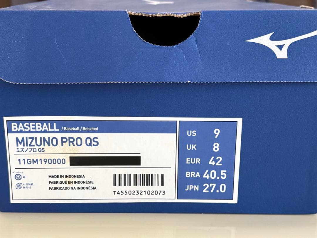 Mizuno ブラック スパイク 27cm