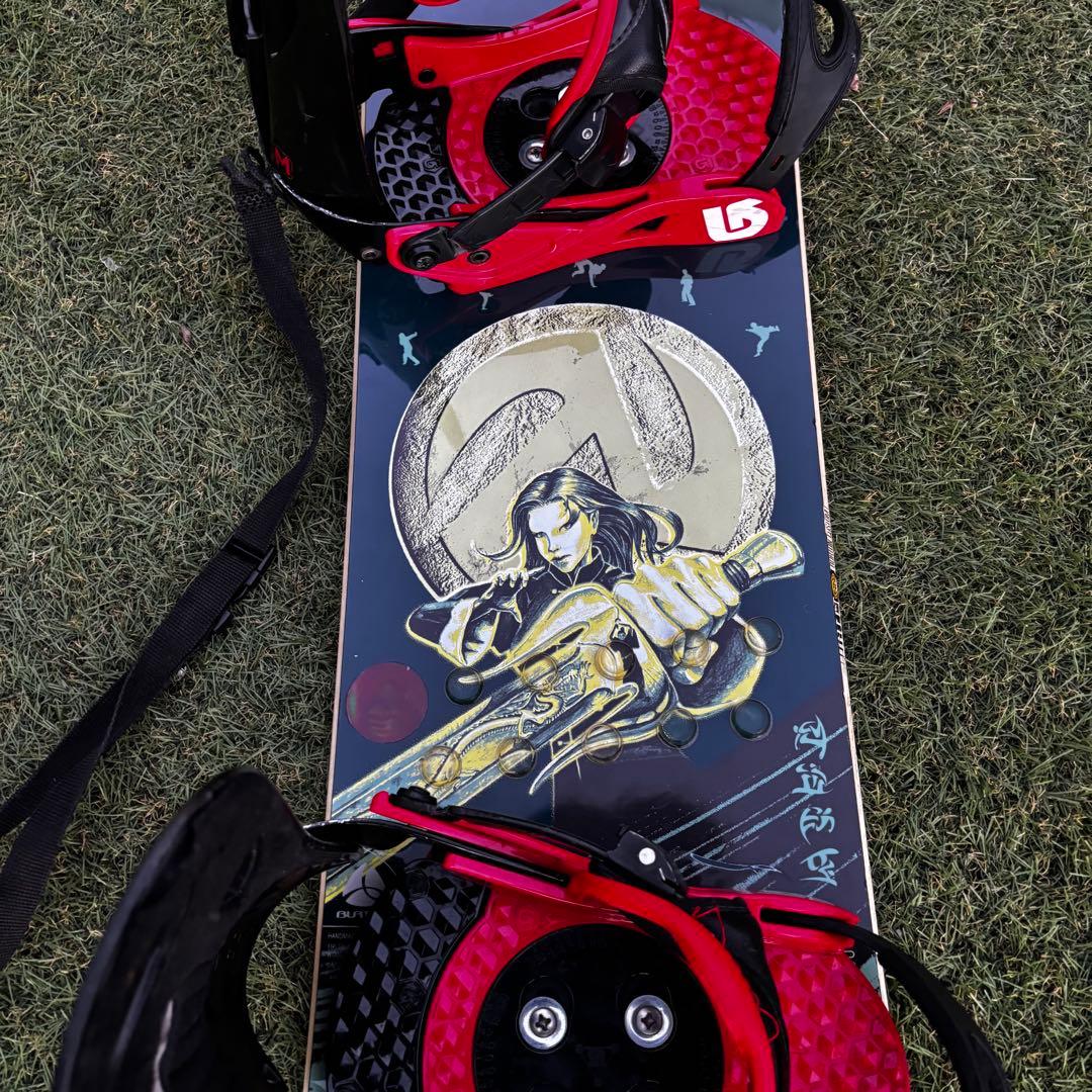 定番 BURTON CUSTOM 148 ビンディング付 即使用可