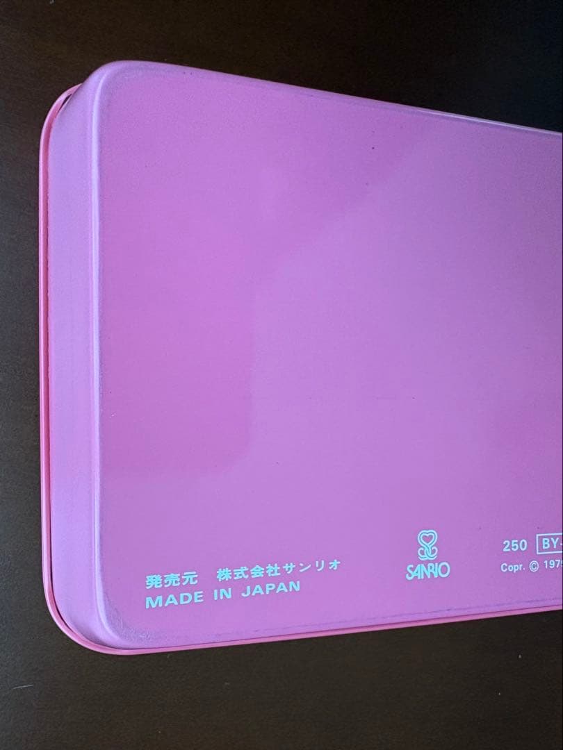 サンリオ　昭和　キャンディキャビネット 缶トレー