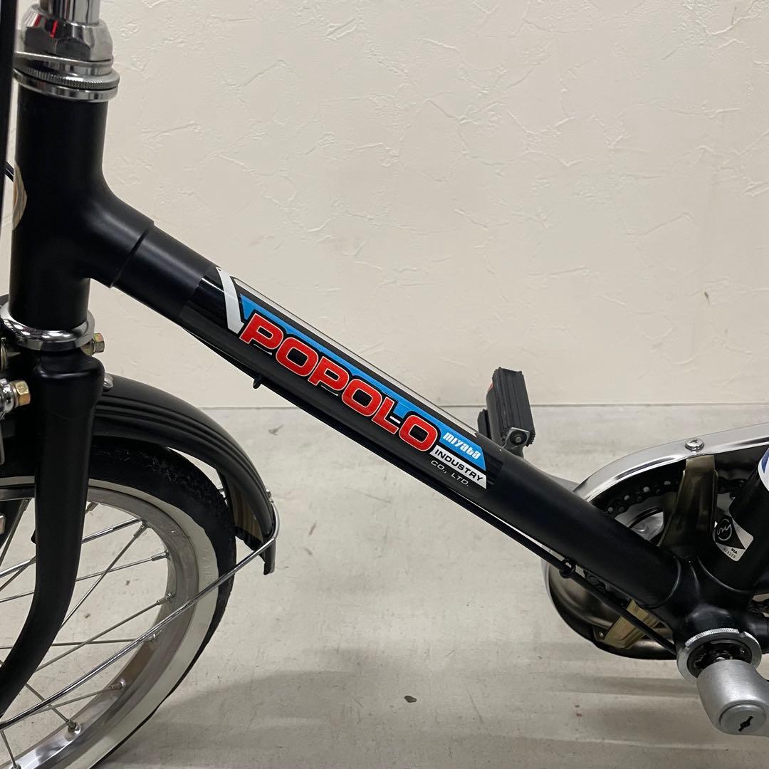 未使用品●昭和レトロ1980年代子供用自転車16インチミヤタPOPOLO