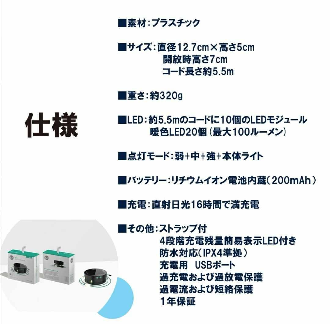 エムパワーストリングライト　キャンプライト　パーティーライト ガーデンパーティー