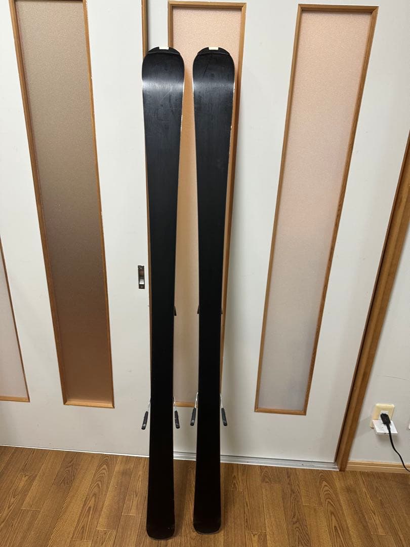 3セットKAZAMA スキー板159cm,ブーツ27cm,ストック115cm
