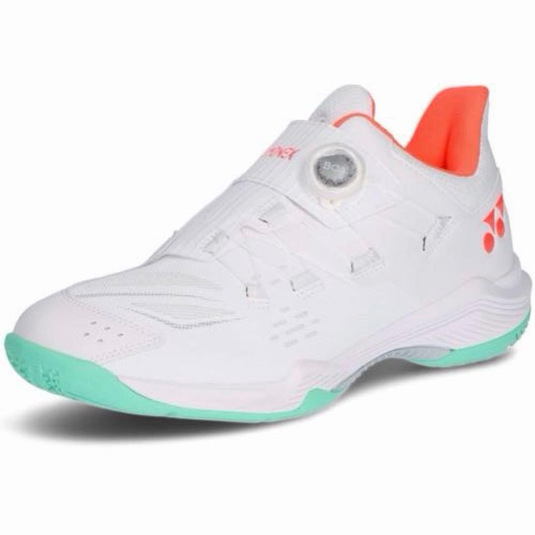 YONEX バドミントンシューズ パワークッション ダイヤル 23cm 白