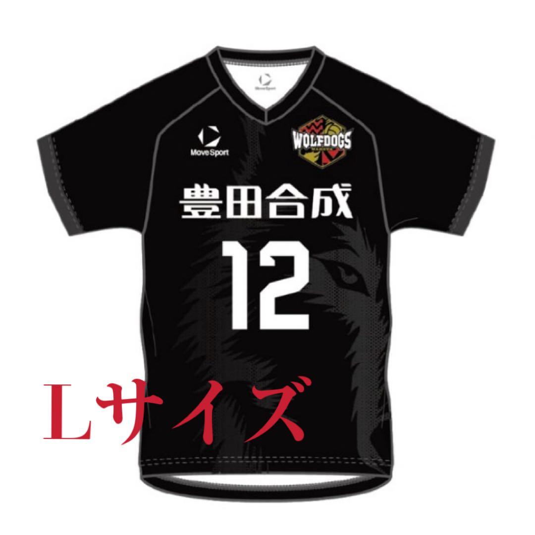 ウルフドッグス名古屋2025-26 水町泰杜 レプリカユニフォーム 黒 Lサイズ