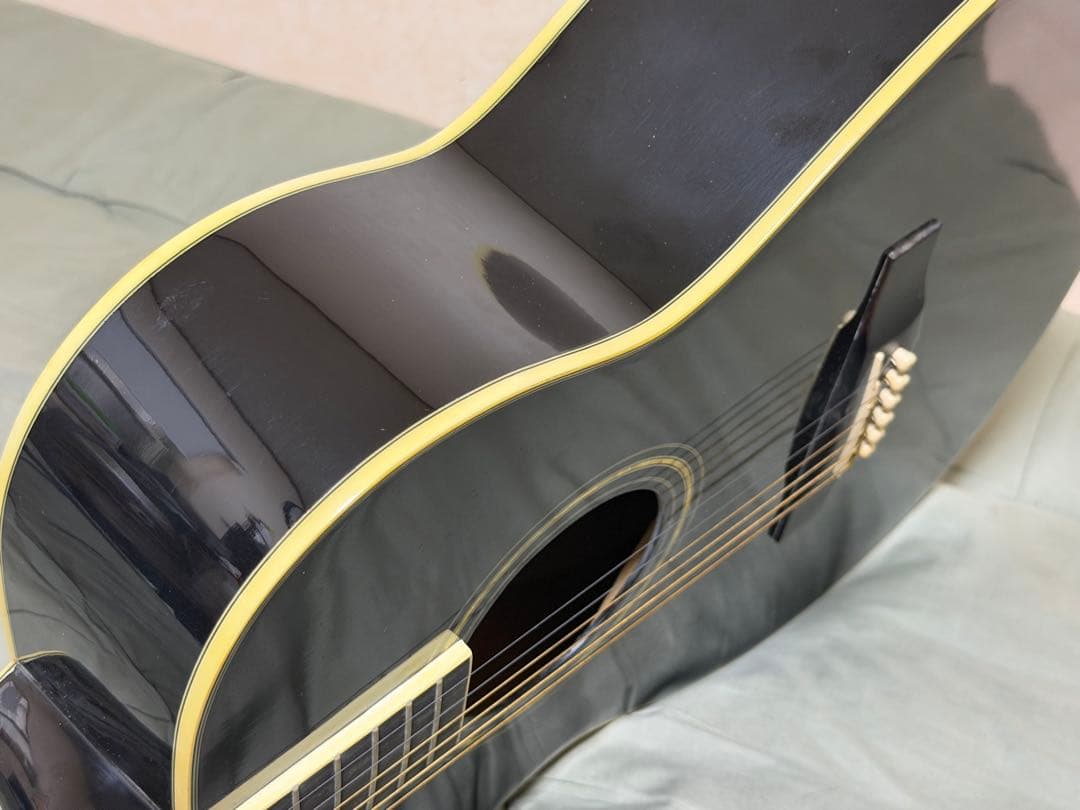 出会った時が最後のチャンス！トップ単板Morris F-12BLK美品
