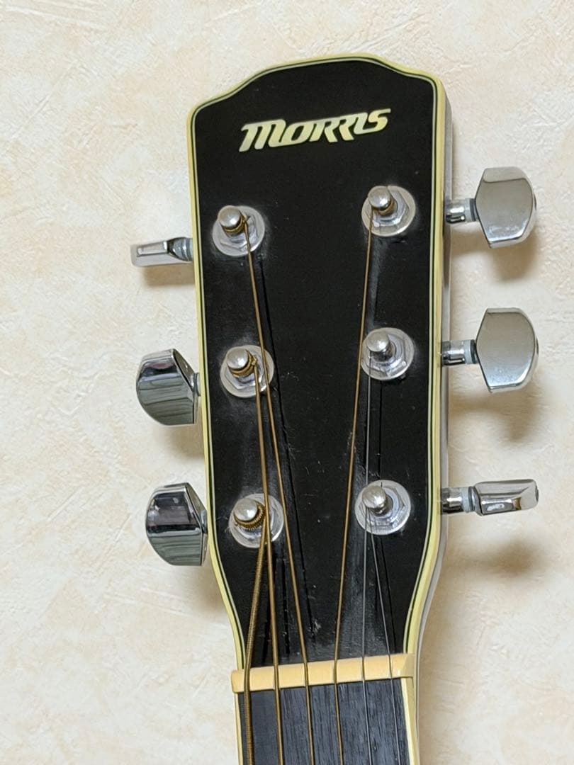 出会った時が最後のチャンス！トップ単板Morris F-12BLK美品