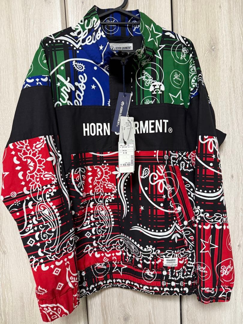 【MARIO】HORN GARMENT ペイズリーゴルフジャケット 48