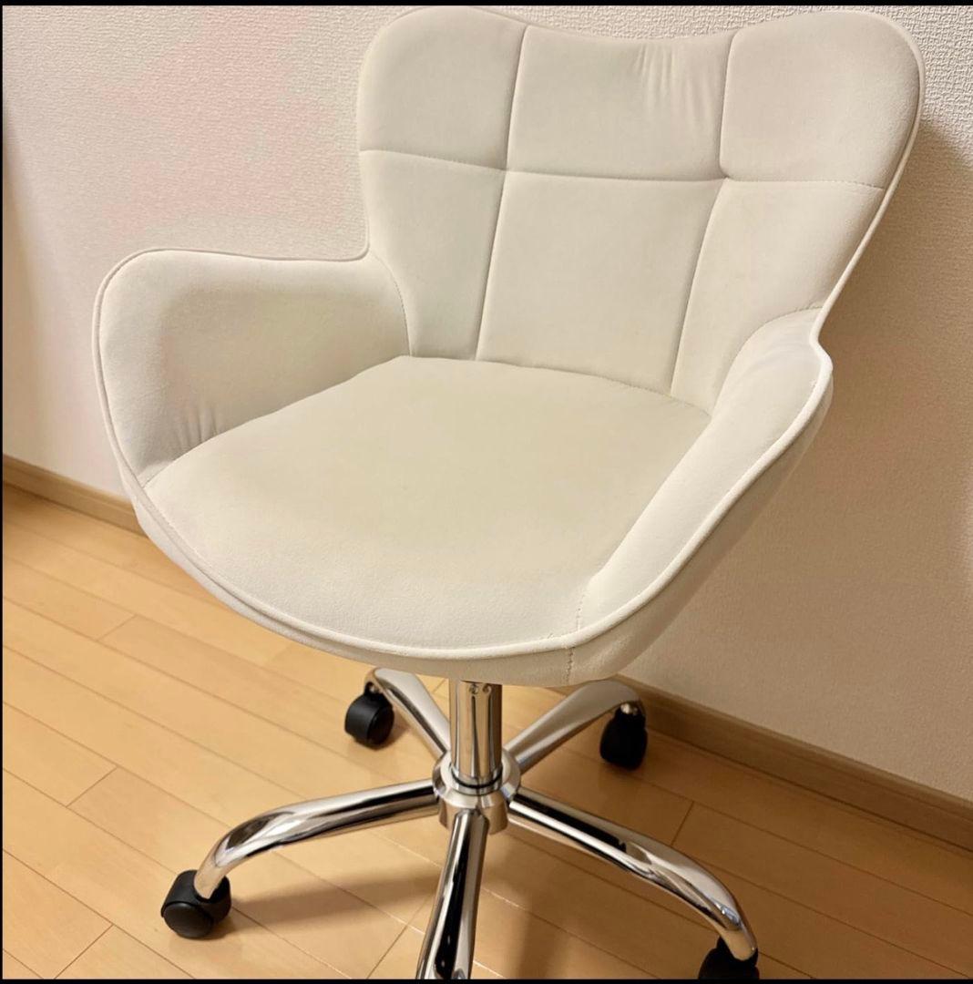 新品　デスクチェア ドレッサーチェア キャスター付き