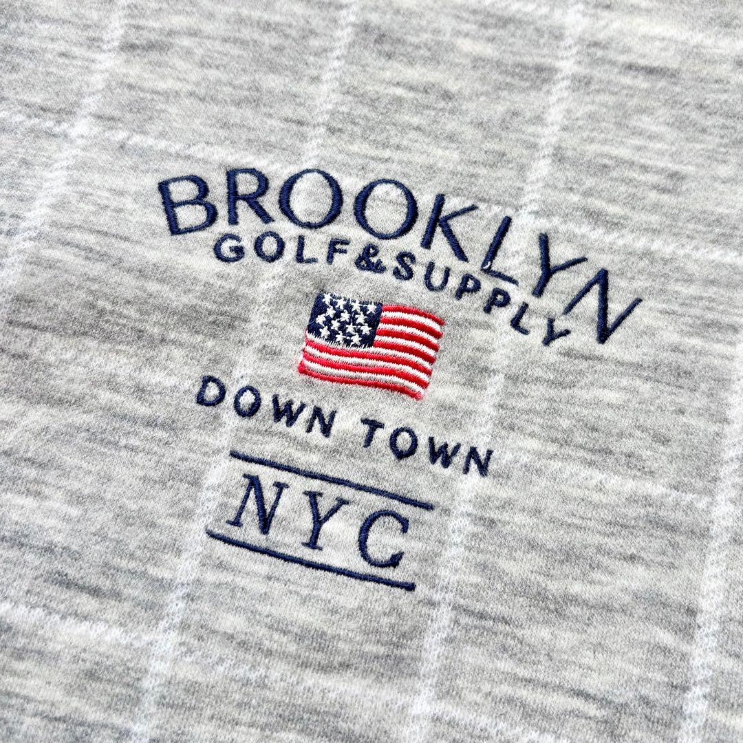 BEAMS GOLF ビームスゴルフ ウール混 ハーフジップハイネックシャツ M