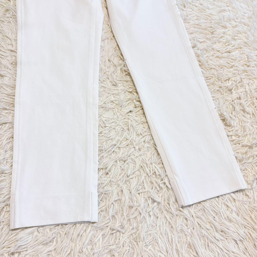 【セントアンドリュース】新品タグ付 ストレッチパンツ ホワイト M レディース