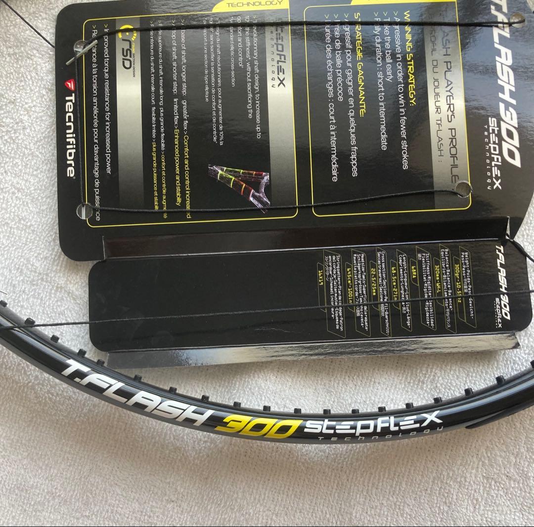 新品Tecnifibre T‑Flash 300 Stepflex G2ケース付