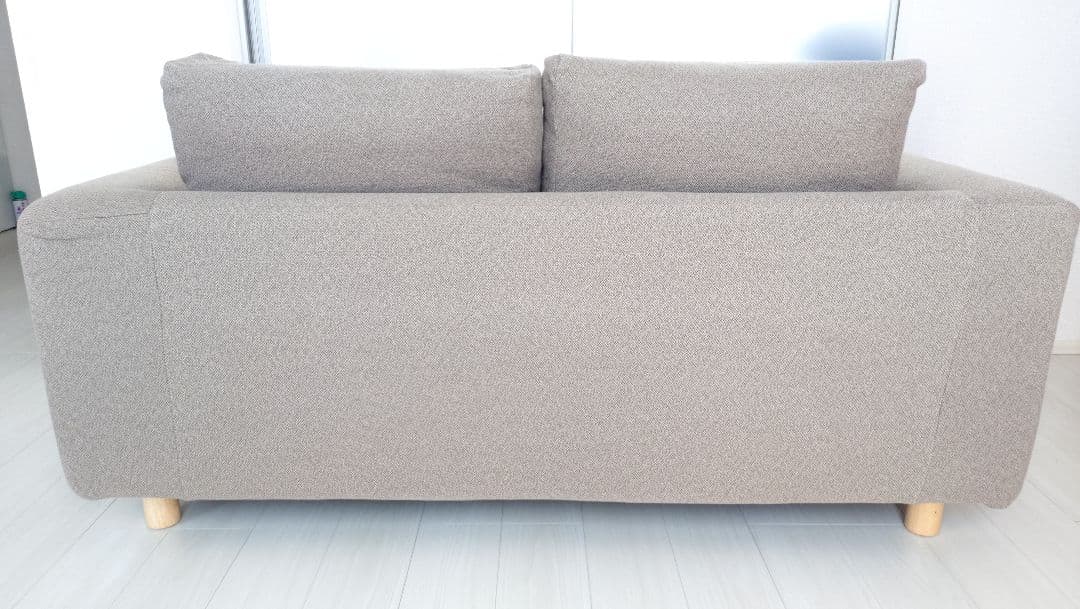 【ソファのみ】無印良品　ソファ2シーター　フェザー　ポケットコイル