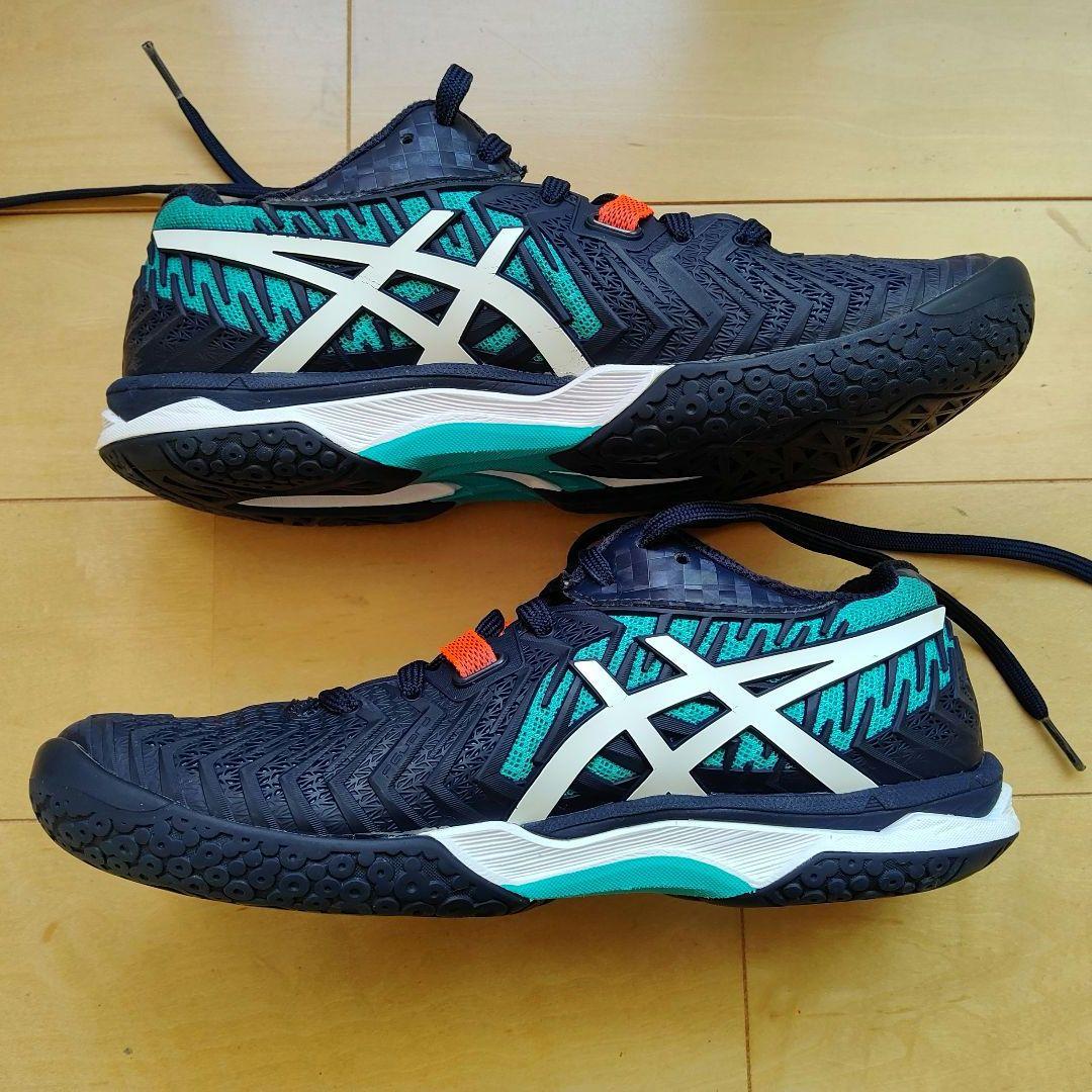 asics　バドミントンシューズ　24.0cm ネイビー
