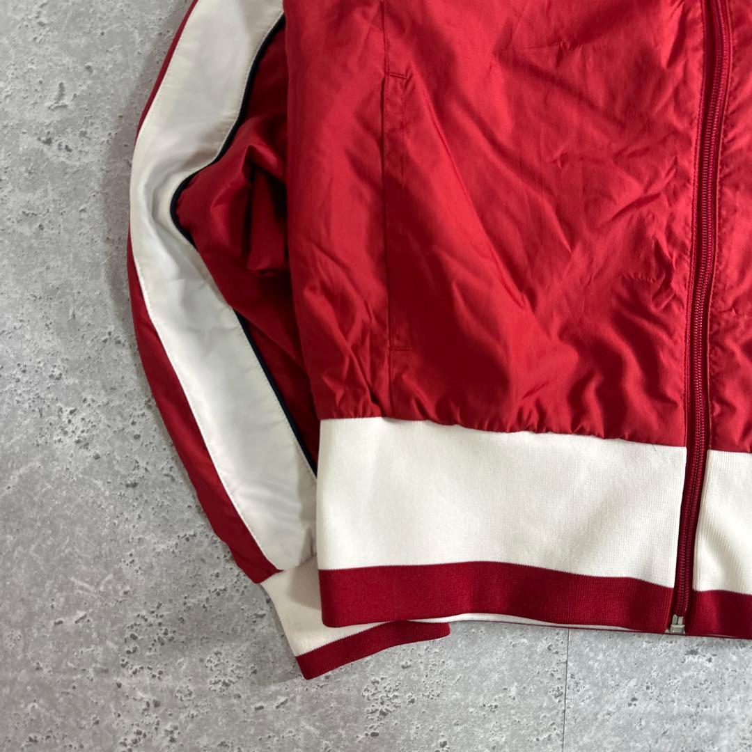 【希少】アンブロ 90s umbro ナイロンジャケット ジャージ レッド M