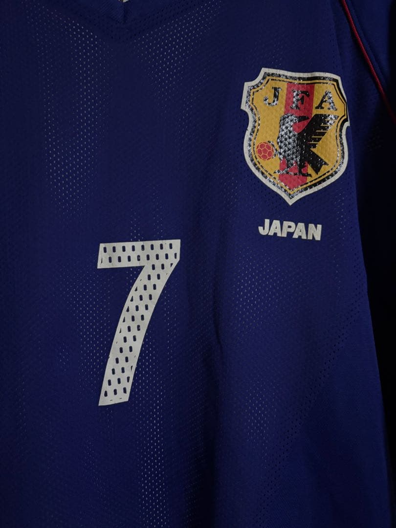 あ*ん様 2002年サッカー日本代表ユニフォーム （オーセンティックＯサイズ7N