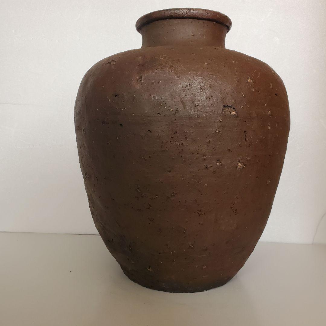 古備前　江戸前期　焼締め　壺