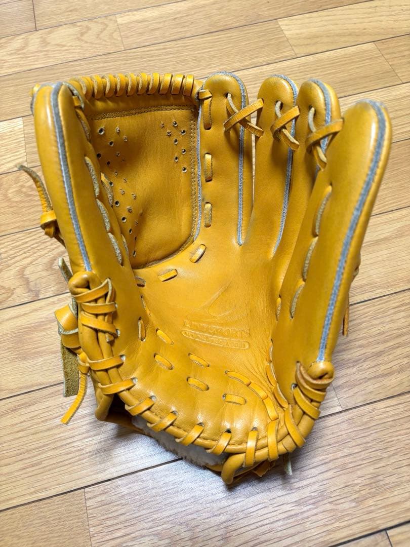 リンドスポーツ 硬式グローブ ラベルなし 投手 オールラウンド 練習用 軟式