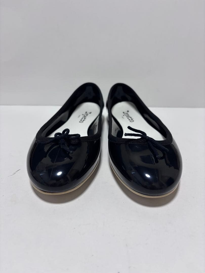 ⭐️美品⭐️ repetto レペット バレエシューズ エナメル フラット 黒 40