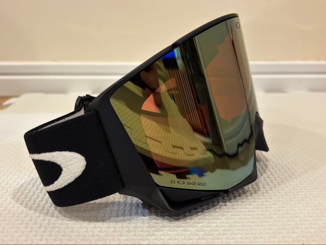 【美品】OAKLEY スノー ゴーグル レンズ3枚付き