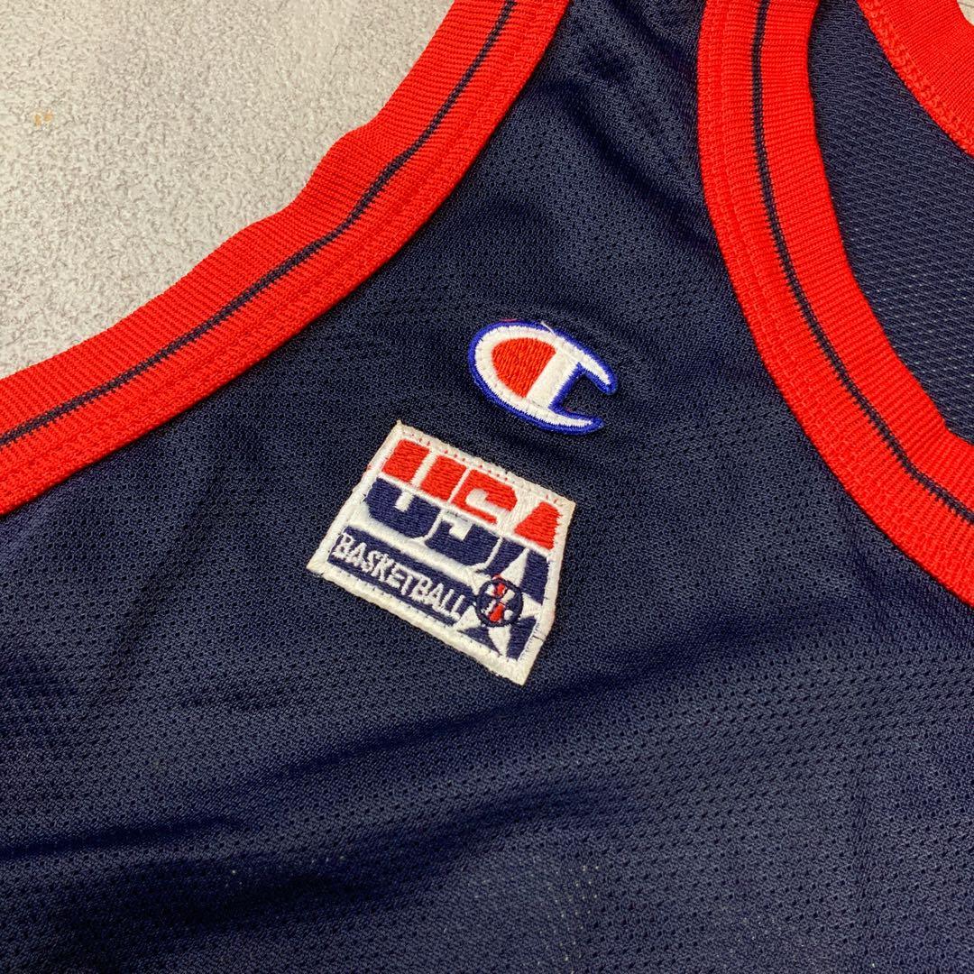 希少 美品 90‘s USA製 champion USA代表 シャキールオニール
