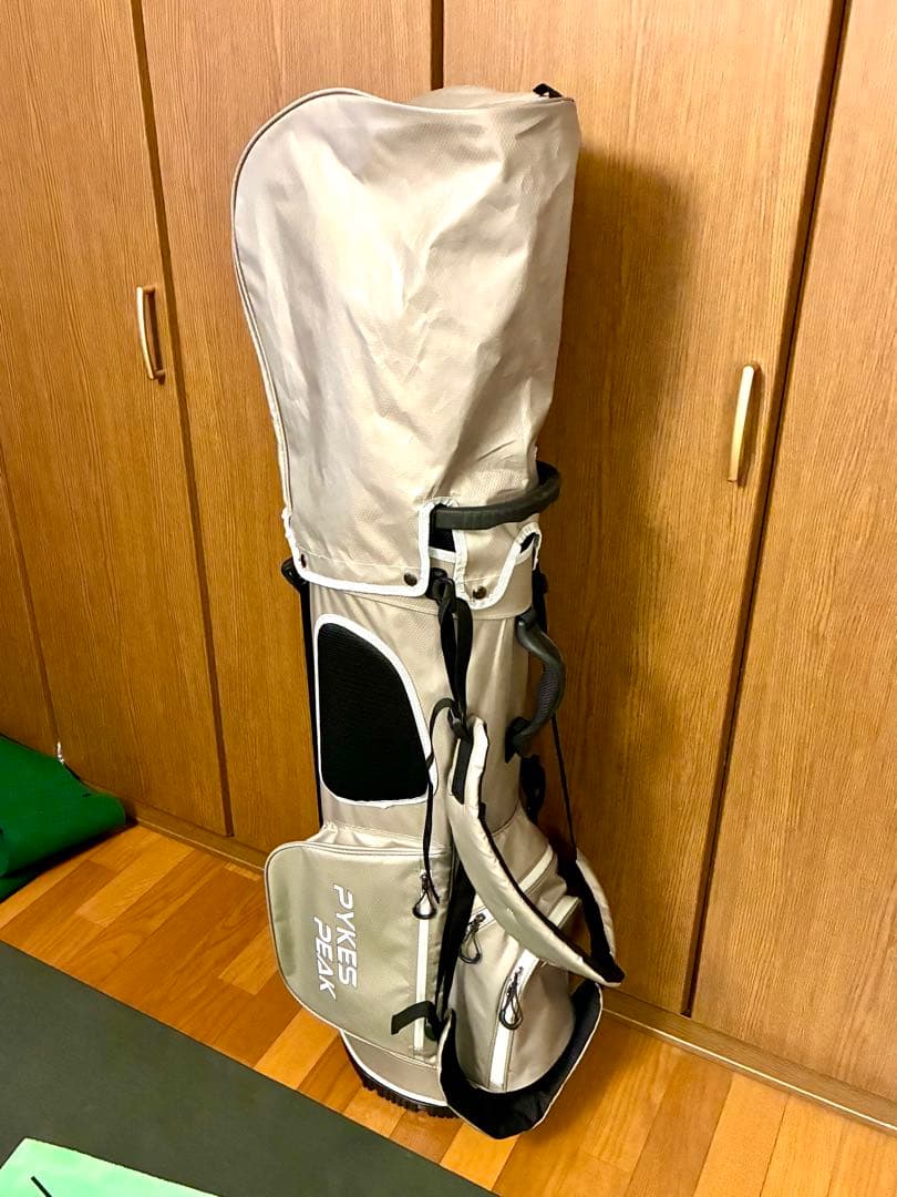 k*a様 PYKES PEAK ゴルフ キャディバッグ スタンド式 2.4kg