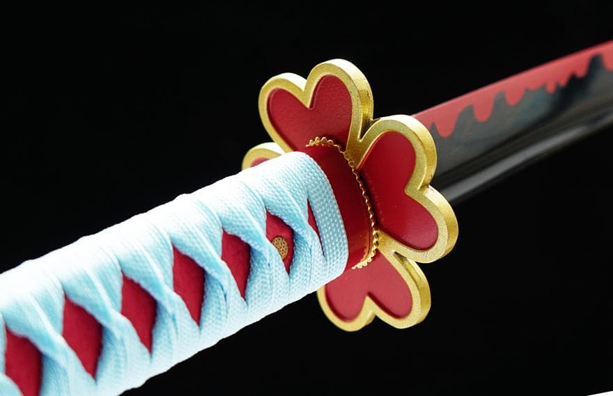 【1～2日出荷】鬼滅シリーズ-甘露寺蜜璃 居合刀 武士道 武蔵 鑑賞用 手鍛造打