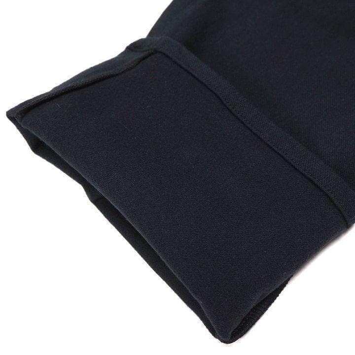 新品 ナノ ユニバース ゴルフ 裏起毛 ストレッチ 5ポケット パンツ 黒 XL