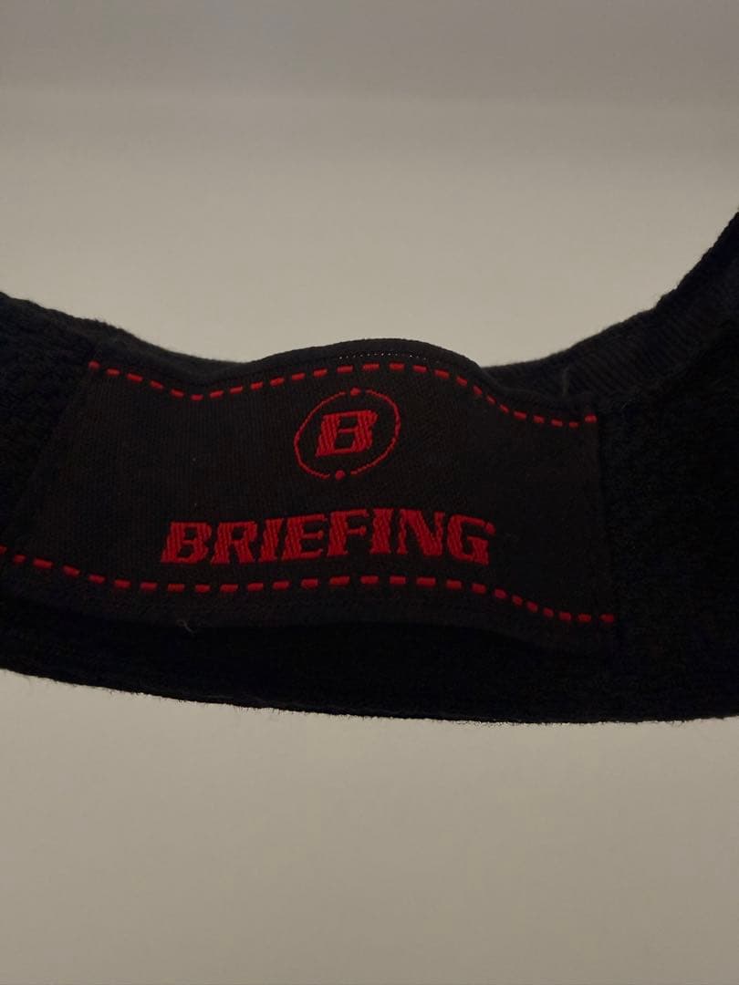 [美品] BRIEFING GOLF ブリーフィング ゴルフ バイザー ブラック