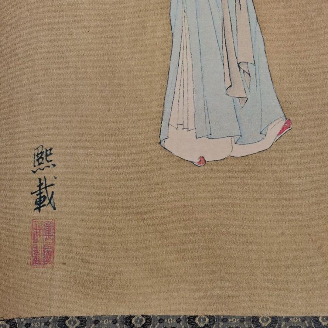 夜宴图 長巻 掛軸 70×330cm 中国人物画