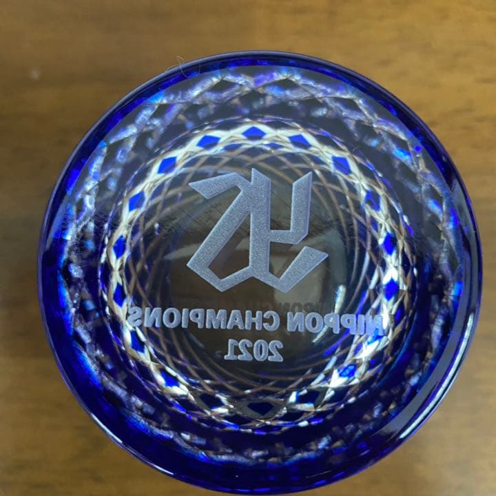 新品❤️ ヤクルトスワローズ優勝記念江戸切子グラス