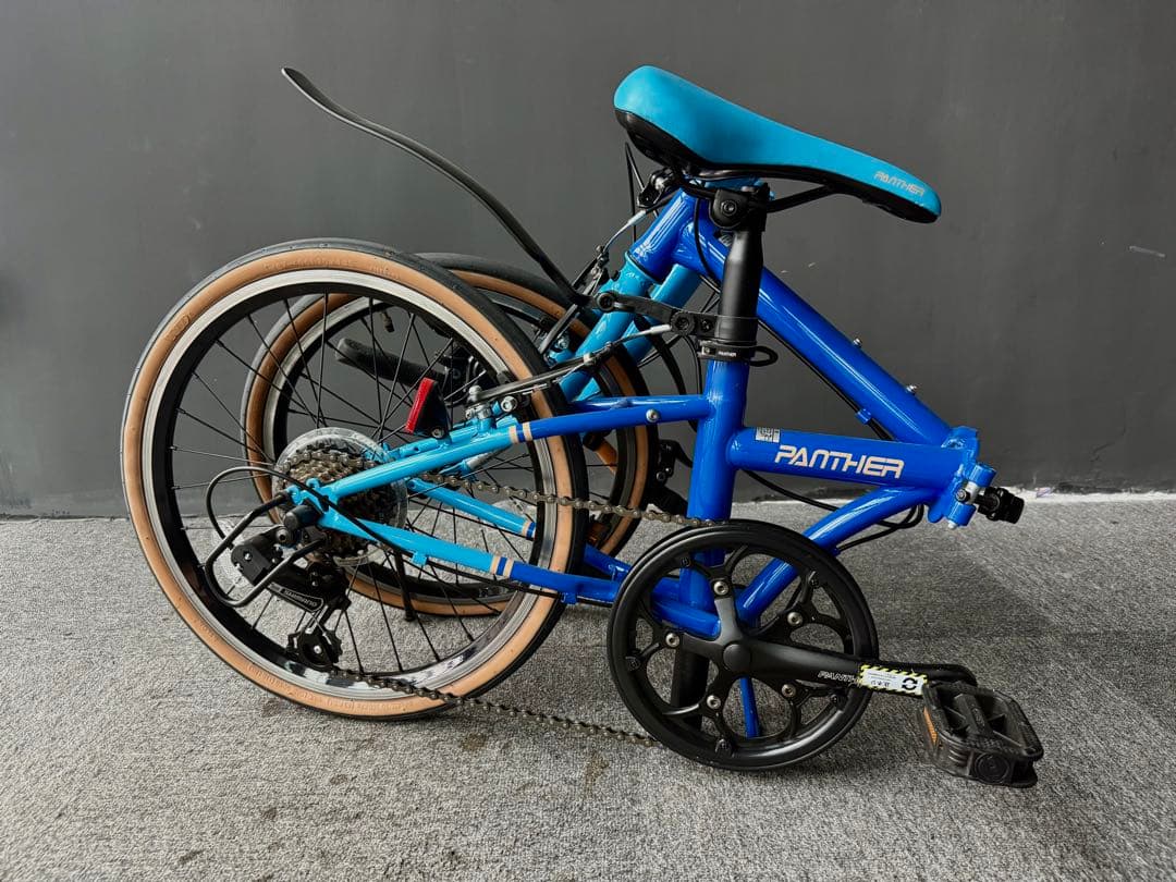 新品未使用 PANTHER 折りたたみ自転車 20インチ Shimano7段変速