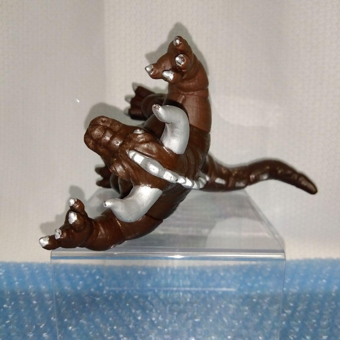 詳細不明　二本角怪獣　ソフビ　無版権　パチ　オリジナル怪獣