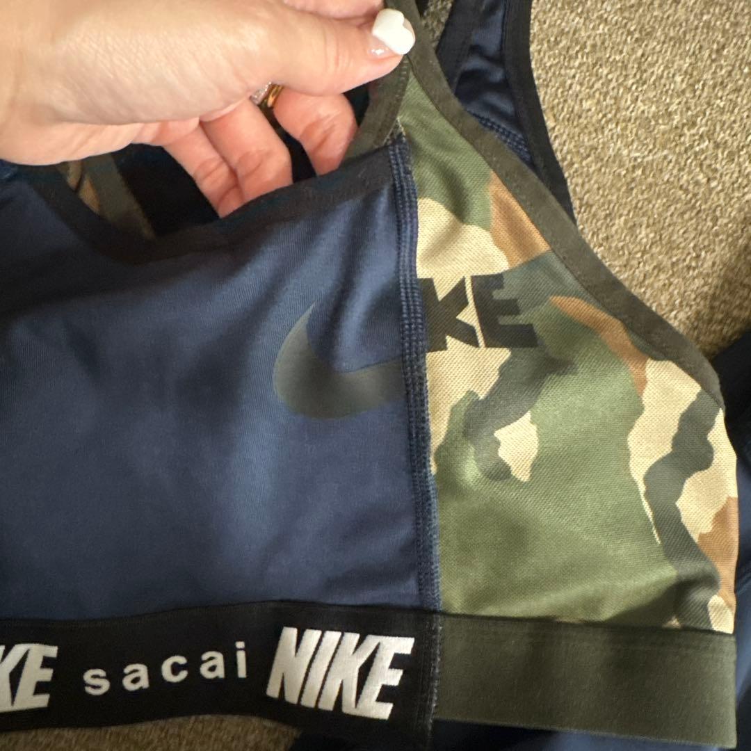 NIKE sacai コラボ　レギンス　ブラトップ　トレーニングウェア　S 迷彩