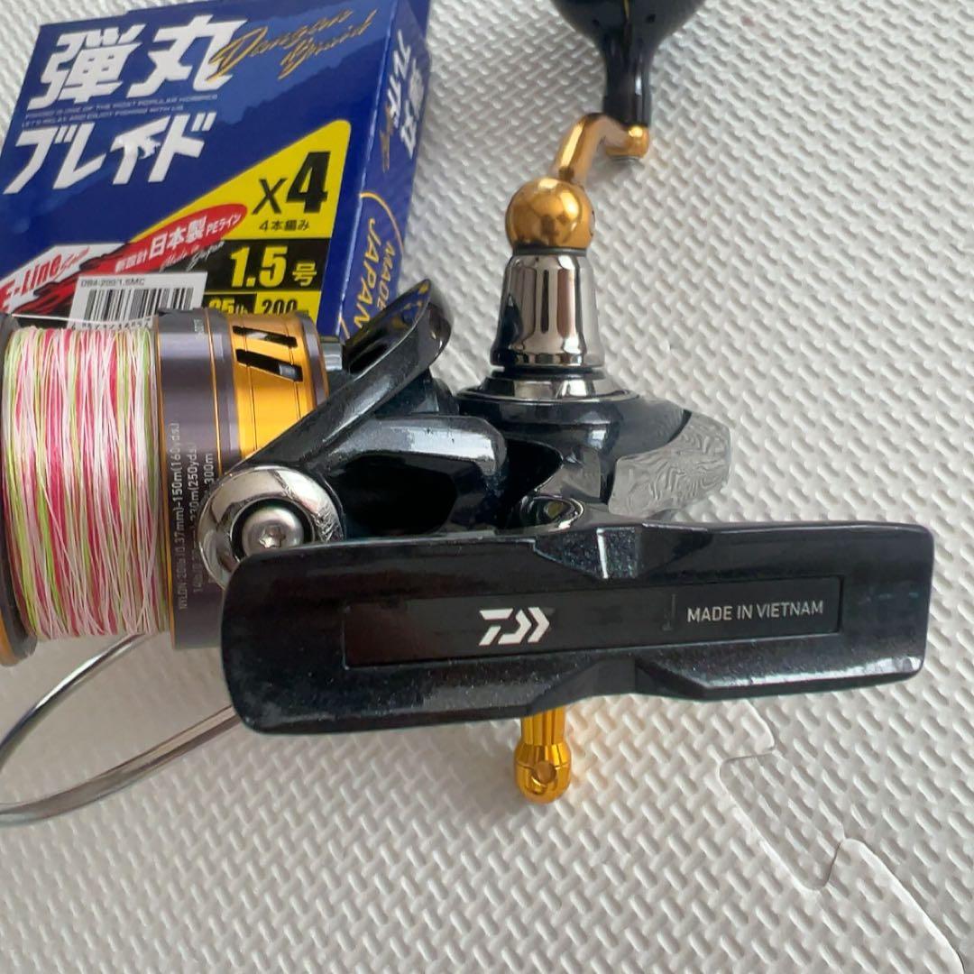 Daiwaスピニングリール18レガリスLT4000D-CXH1.5号200m巻き