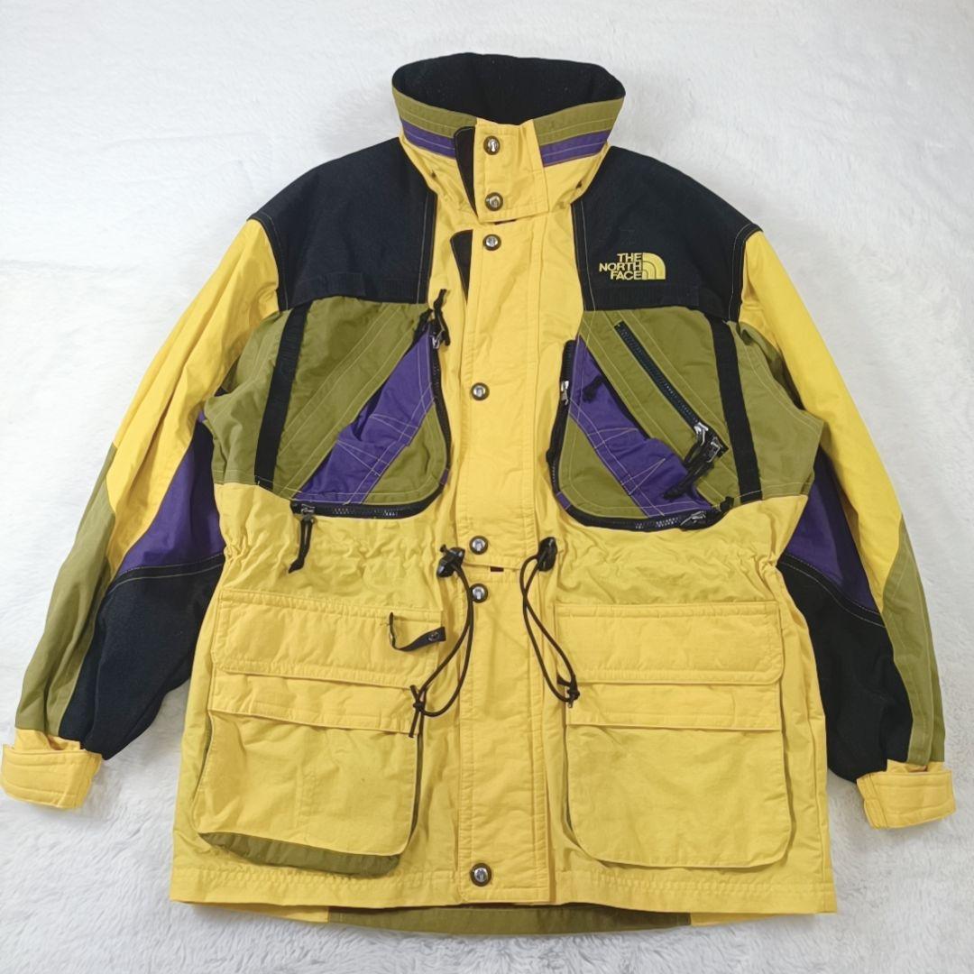 極希少✨90s ザノースフェイス スノーウェア セットアップ上下 刺繍ロゴ М