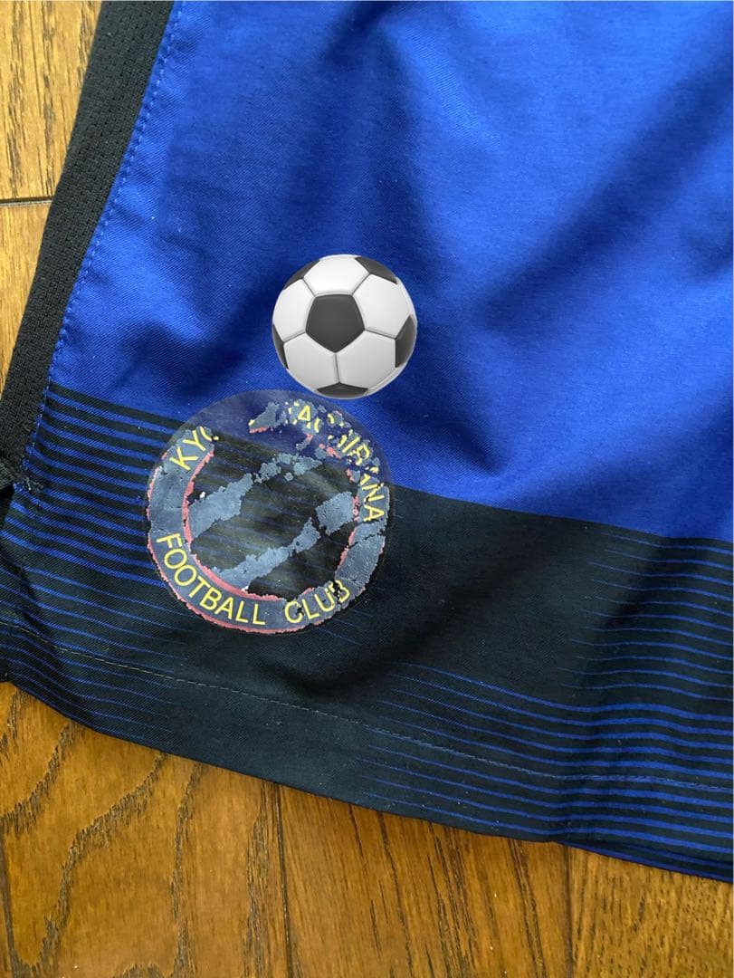 京都橘高校サッカー部　インターハイ移動着　フルスポンサー　選手支給品